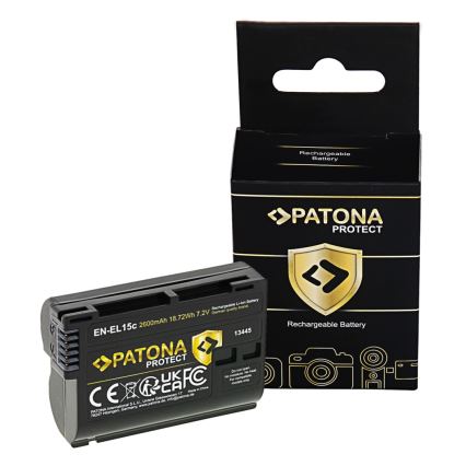 PATONA - Akku für Nikon EN-EL15C 2600 mAh Li-Ion Protect