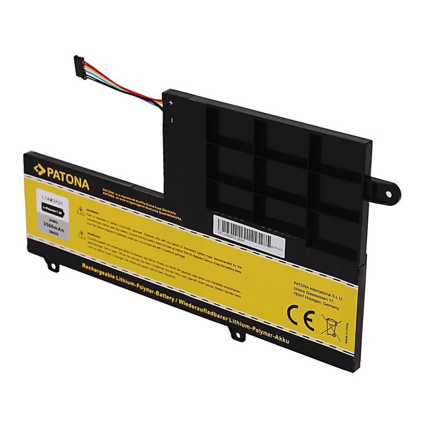 PATONA - Akku LENOVO Ideapad 300S/500S 3500mAh Li-Pol 7,4V