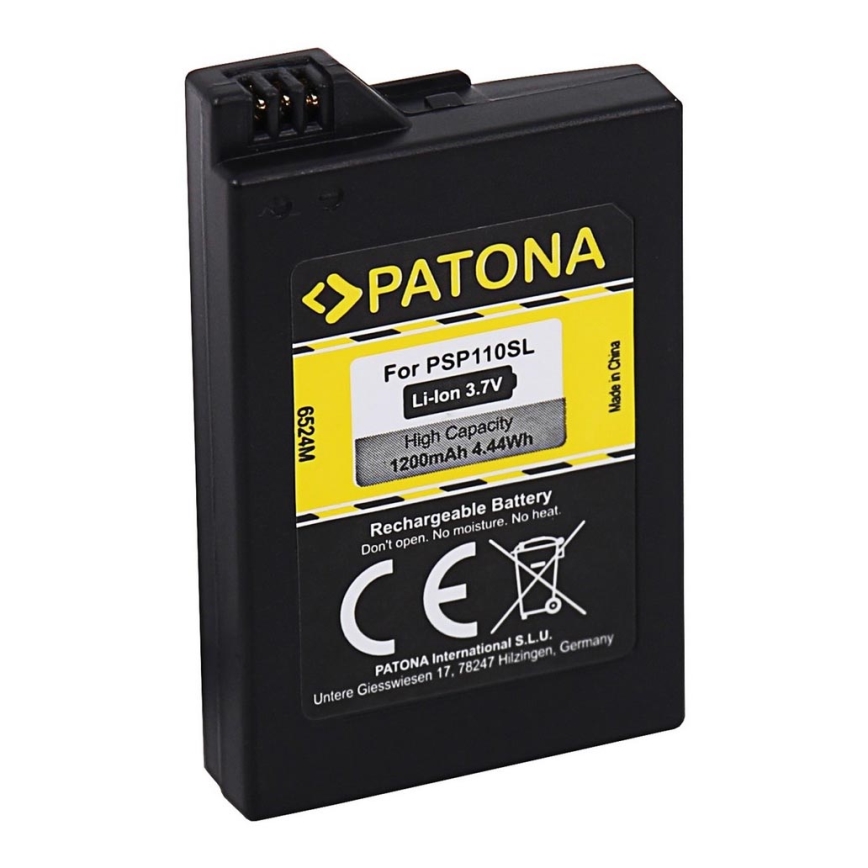 PATONA - Akku Sony PSP 2000/PSP 3000 1200mAh Li-lon 3,7V