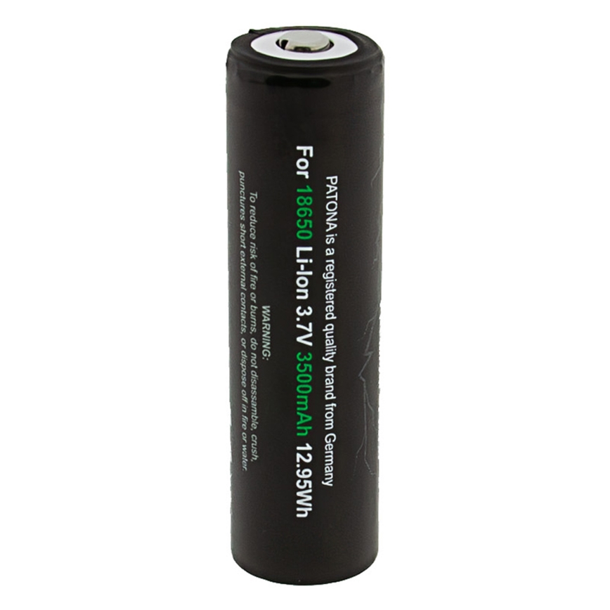 PATONA - Batterie 18650 Li-Ion 3500 mAh PREMIUM 3,7V