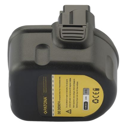 PATONA - Batterie Dewalt 12V 3000mAh Ni-MH