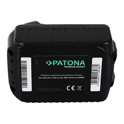 PATONA - Batterie Makita 18V 5000mAh Li-Ion Premium