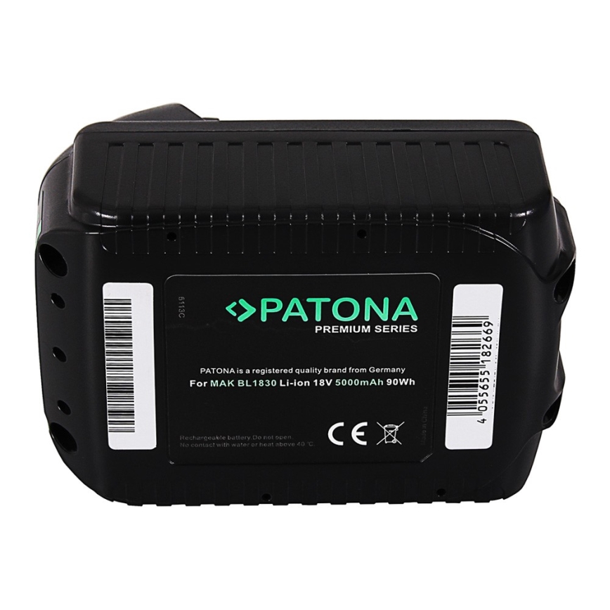 PATONA - Batterie Makita 18V 5000mAh Li-Ion Premium