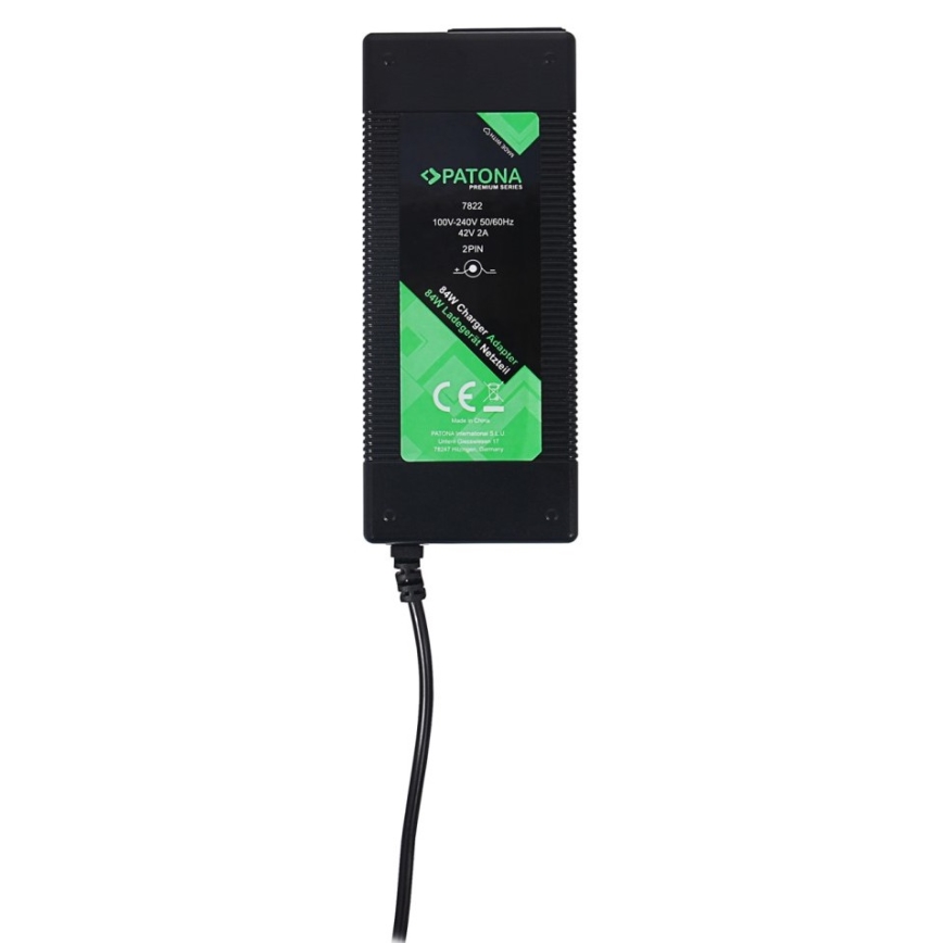 PATONA - Ladegerät für Xiaomi Mi Elektro-Scooter 42V/2A M365/PRO/PRO2/Essential