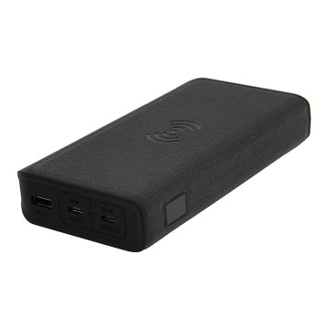 PATONA - Powerbank 20000mAh 100W Li-lonen 2xUSB-C/1x USB-A mit QI-Aufladung