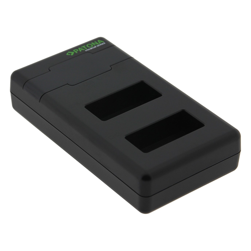 PATONA – Schnellladegerät Dual Canon LP-E17 + Kabel USB-C 0,6m