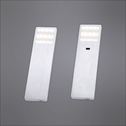Paul Neuhaus 1120-95-2 - SET 2xLED Möbelbeleuchtung mit Sensor HELENA 2W/230V
