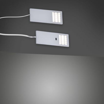 Paul Neuhaus 1121-95-2 - SET 2x LED-Möbelbeleuchtung mit einem Sensor HELENA LED/2W/230V