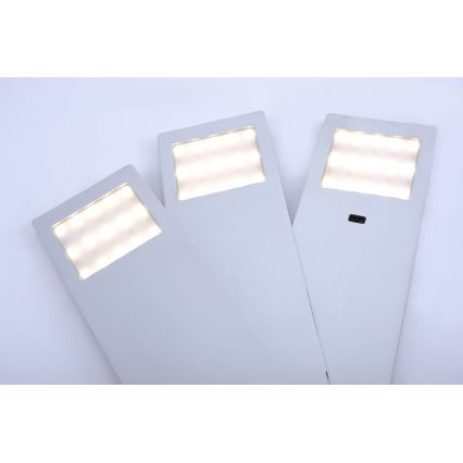 Paul Neuhaus 1121-95-3 - SET 3x LED-Möbelbeleuchtung mit Sensor HELENA LED/2W/230V