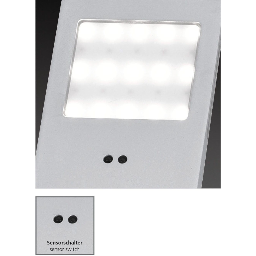 Paul Neuhaus 1121-95-3 - SET 3x LED-Möbelbeleuchtung mit Sensor HELENA LED/2W/230V