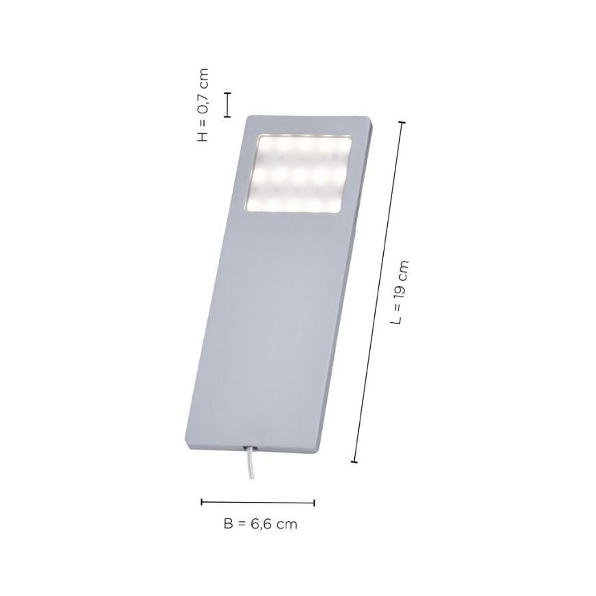Paul Neuhaus 1121-95-3 - SET 3x LED-Möbelbeleuchtung mit Sensor HELENA LED/2W/230V