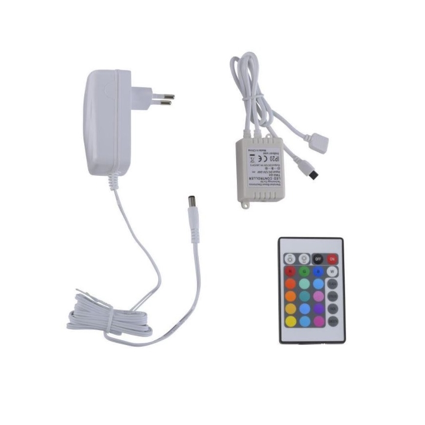 Paul Neuhaus 1205-70 - LED RGB Dimmbare Leiste TEANIA 10m LED/30W/12/230V + Fernbedienung