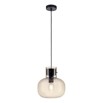 Paul Neuhaus 2003-27 - Hängeleuchte SHITAKE 1xE27/10W/230V d 25 cm Rauch-