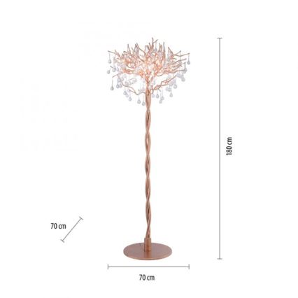 Paul Neuhaus 232-11 - Tischlampe ICICLE 5xG9/40W/230V Messing