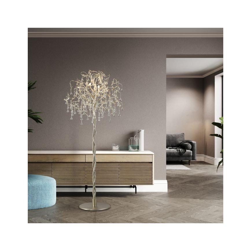 Paul Neuhaus 232-55 - Stehleuchte ICICLE 5xG9/40W230V glänzendes Chrom