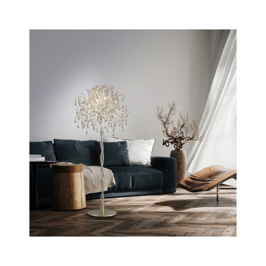 Paul Neuhaus 232-55 - Stehleuchte ICICLE 5xG9/40W230V glänzendes Chrom