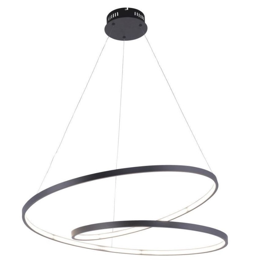 Paul Neuhaus 2474-18 - LED Dimmbarer Kronleuchter an Schnur ROMAN LED/40W/230V schwarz