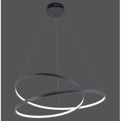 Paul Neuhaus 2474-18 - LED Dimmbarer Kronleuchter an Schnur ROMAN LED/40W/230V schwarz