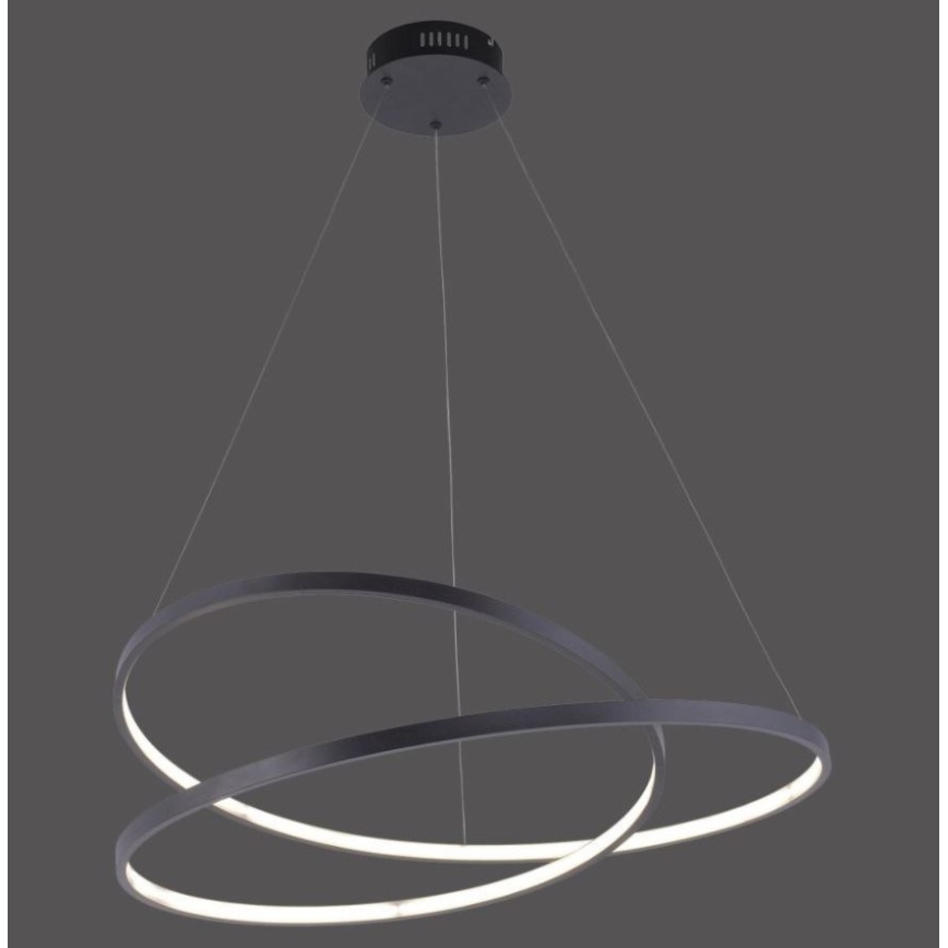 Paul Neuhaus 2474-18 - LED Dimmbarer Kronleuchter an Schnur ROMAN LED/40W/230V schwarz