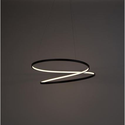 Paul Neuhaus 2474-18 - LED Dimmbarer Kronleuchter an Schnur ROMAN LED/40W/230V schwarz