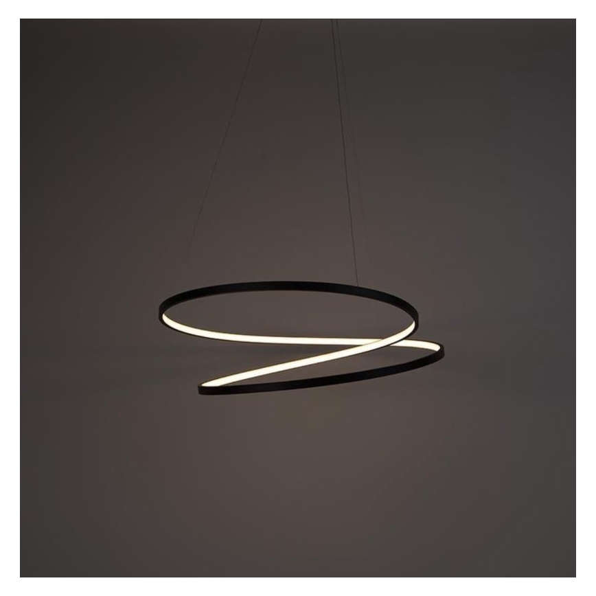 Paul Neuhaus 2474-18 - LED Dimmbarer Kronleuchter an Schnur ROMAN LED/40W/230V schwarz