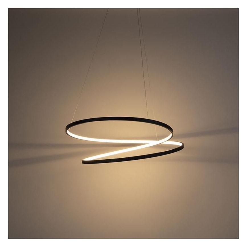 Paul Neuhaus 2474-18 - LED Dimmbarer Kronleuchter an Schnur ROMAN LED/40W/230V schwarz