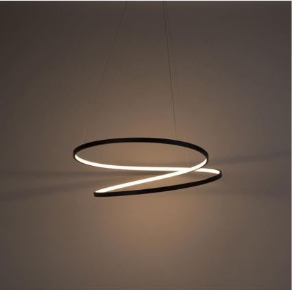 Paul Neuhaus 2474-18 - LED Dimmbarer Kronleuchter an Schnur ROMAN LED/40W/230V schwarz