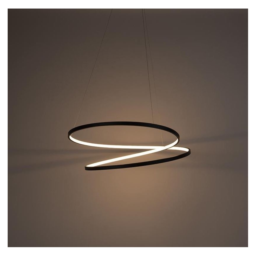 Paul Neuhaus 2474-18 - LED Dimmbarer Kronleuchter an Schnur ROMAN LED/40W/230V schwarz