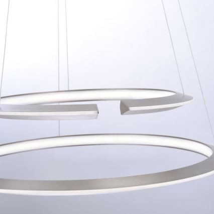 Paul Neuhaus 2491-55 - LED dimmbare Hängeleuchte an Kabel ALESSA 2xLED/26W/230V mit Fernbedienung