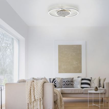 Paul Neuhaus 6025-55 - LED dimmbare Deckenleuchte YUKI LED/48W/230V mit Fernbedienung