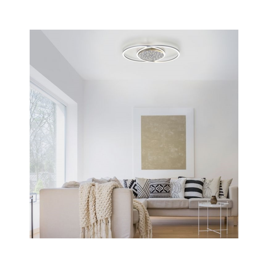 Paul Neuhaus 6025-55 - LED dimmbare Deckenleuchte YUKI LED/48W/230V mit Fernbedienung