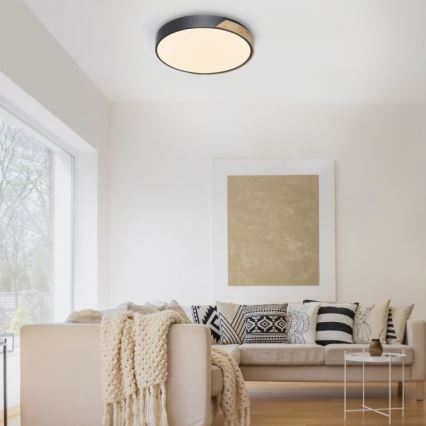 Paul Neuhaus 6071-18 - LED dimmbare Deckenleuchte Q-PIATO LED/35W/230V Ø 51 cm 2700-5000K Wi-Fi + Fernbedienung