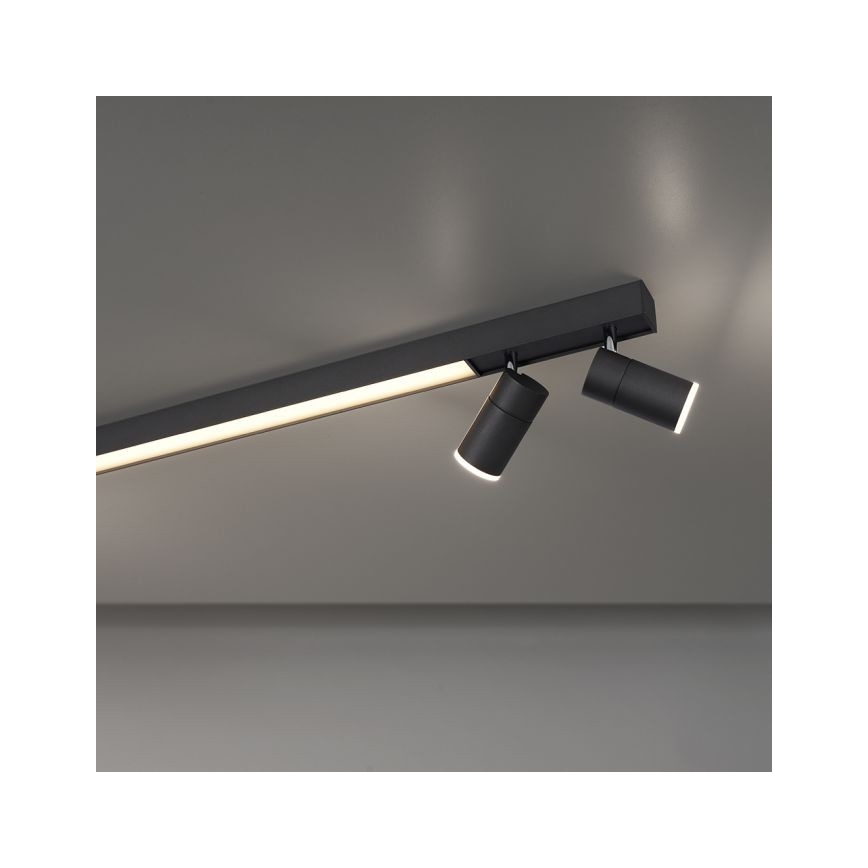 Paul Neuhaus 6121-13 - Dimmbarer LED-Strahler PURE 4xLED/4W/230V + LED/9W 2700-5000K + Fernbedienung