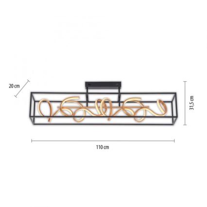 Paul Neuhaus 6473-18 - Dimmbarer LED-Kronleuchter SELINA 4xLED/10,2W/230V