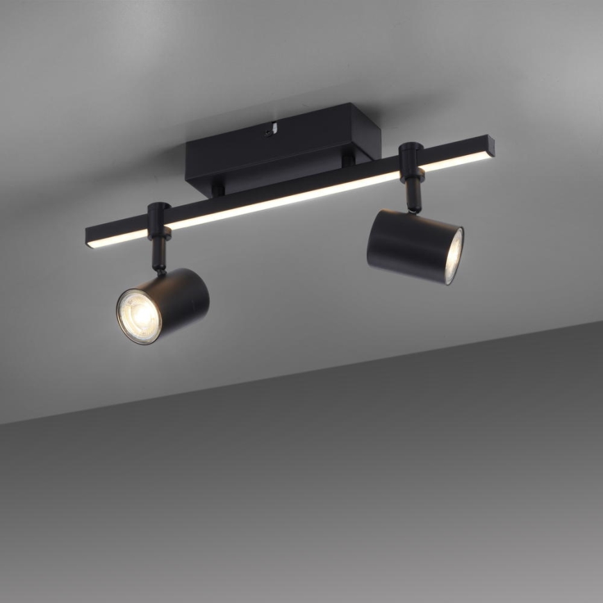 Paul Neuhaus 6524-18 - LED Einbauleuchte BARIK 2xGU10/4,5W/230V + LED/5W