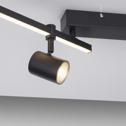 Paul Neuhaus 6525-18 - LED Einbauleuchte BARIK 4xGU10/4,5W/230V + LED/10W