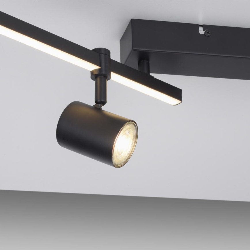 Paul Neuhaus 6525-18 - LED Einbauleuchte BARIK 4xGU10/4,5W/230V + LED/10W