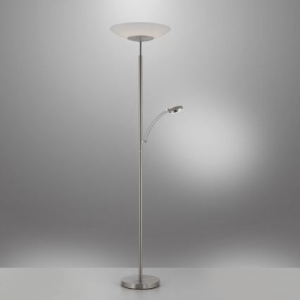 Paul Neuhaus 655-55 - Dimmbare LED-Stehleuchte ALFRED 1xLED/28W+1xLED/4W/230V glänzendes Chrom