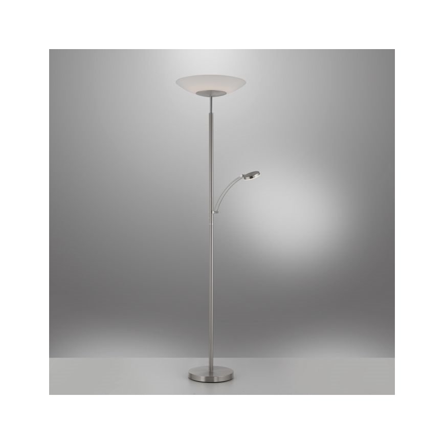 Paul Neuhaus 655-55 - Dimmbare LED-Stehleuchte ALFRED 1xLED/28W+1xLED/4W/230V glänzendes Chrom