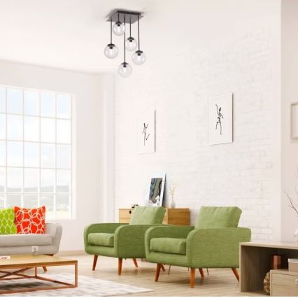 Paul Neuhaus 6719-18 - LED-Kronleuchter an Stange WIDOW 5xG9/3W/230V