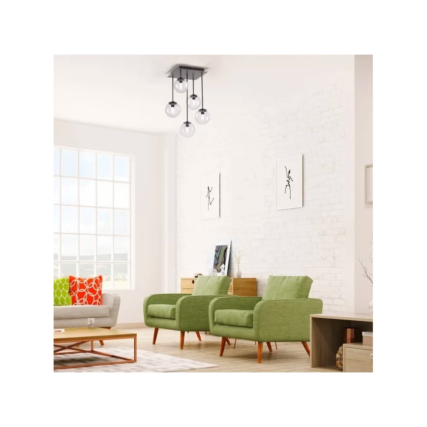 Paul Neuhaus 6719-18 - LED-Kronleuchter an Stange WIDOW 5xG9/3W/230V