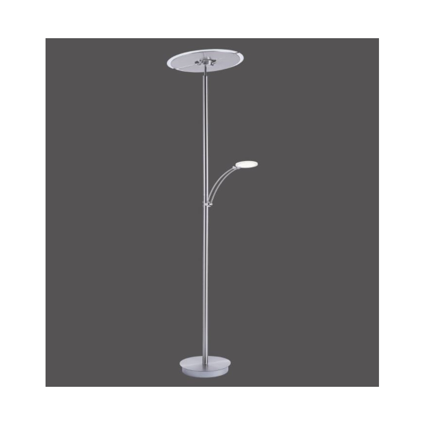 Paul Neuhaus 673-55 - Dimmbare LED-Stehleuchte ARTUR 2xLED/21W/230V+1xLED/6W glänzendes Chrom