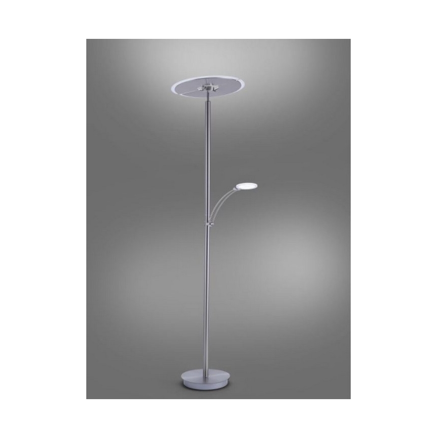 Paul Neuhaus 673-55 - Dimmbare LED-Stehleuchte ARTUR 2xLED/21W/230V+1xLED/6W glänzendes Chrom