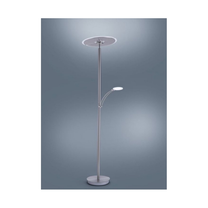 Paul Neuhaus 673-55 - Dimmbare LED-Stehleuchte ARTUR 2xLED/21W/230V+1xLED/6W glänzendes Chrom