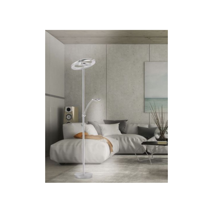 Paul Neuhaus 680-55 - LED dimmbare Stehleuchte MARTIN LED/36,5W/230V + LED/5,7W