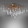 Paul Neuhaus 8090-11 - Anbaukronleuchter ICICLE 4xG9/40W/230V 30x60 cm Messing