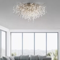 Paul Neuhaus 8092-55 - Aufgesetzte Deckenleuchte ICICLE 14xG9/40W/230V Ø 100 cm glänzender Chrom