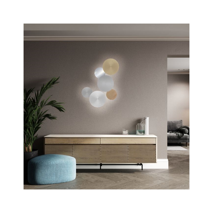 Paul Neuhaus 8152-79 - Dimmbare LED-Wandleuchte PUNTUA LED/1W/3,7V 2200 mAh + Fernbedienung