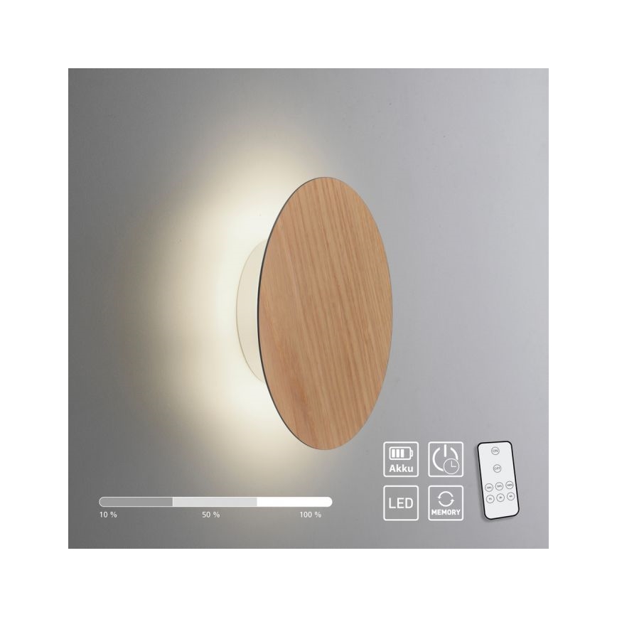 Paul Neuhaus 8152-79 - Dimmbare LED-Wandleuchte PUNTUA LED/1W/3,7V 2200 mAh + Fernbedienung
