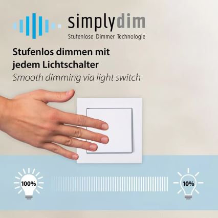 Paul Neuhaus 8291-17 - LED dimmbare Hängeleuchte an Kabel MELINDA LED/30W/230V
